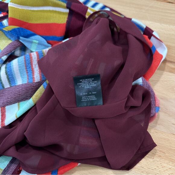 Anthropologie Maeve Au Revoir Dress Retro Mini Colorful Classic size 4 - Picture 8 of 8